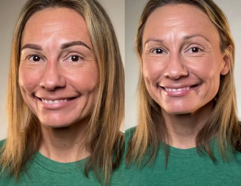 Brow transformation, follow Frenkel PMU House on Instagram