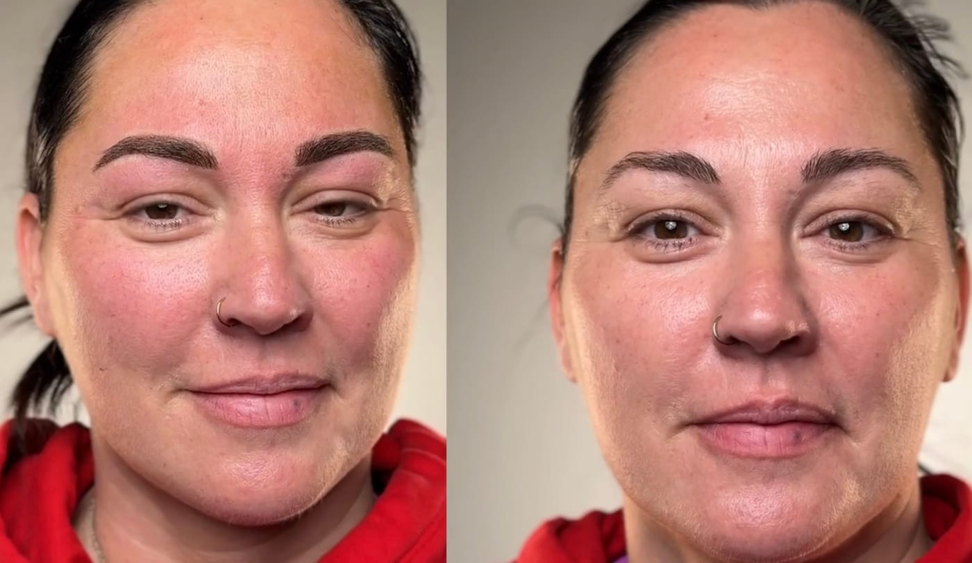 Ombré Brows before and after, Frenkel PMU House