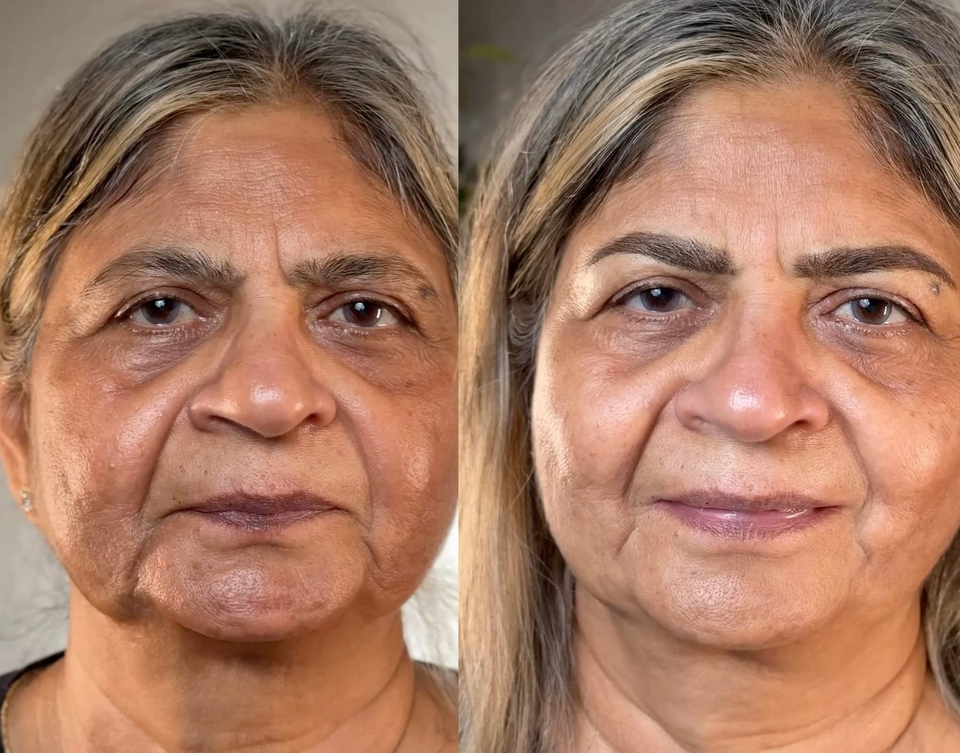 Nano Brows before and after, Frenkel PMU House